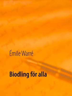 cover image of Biodling för alla